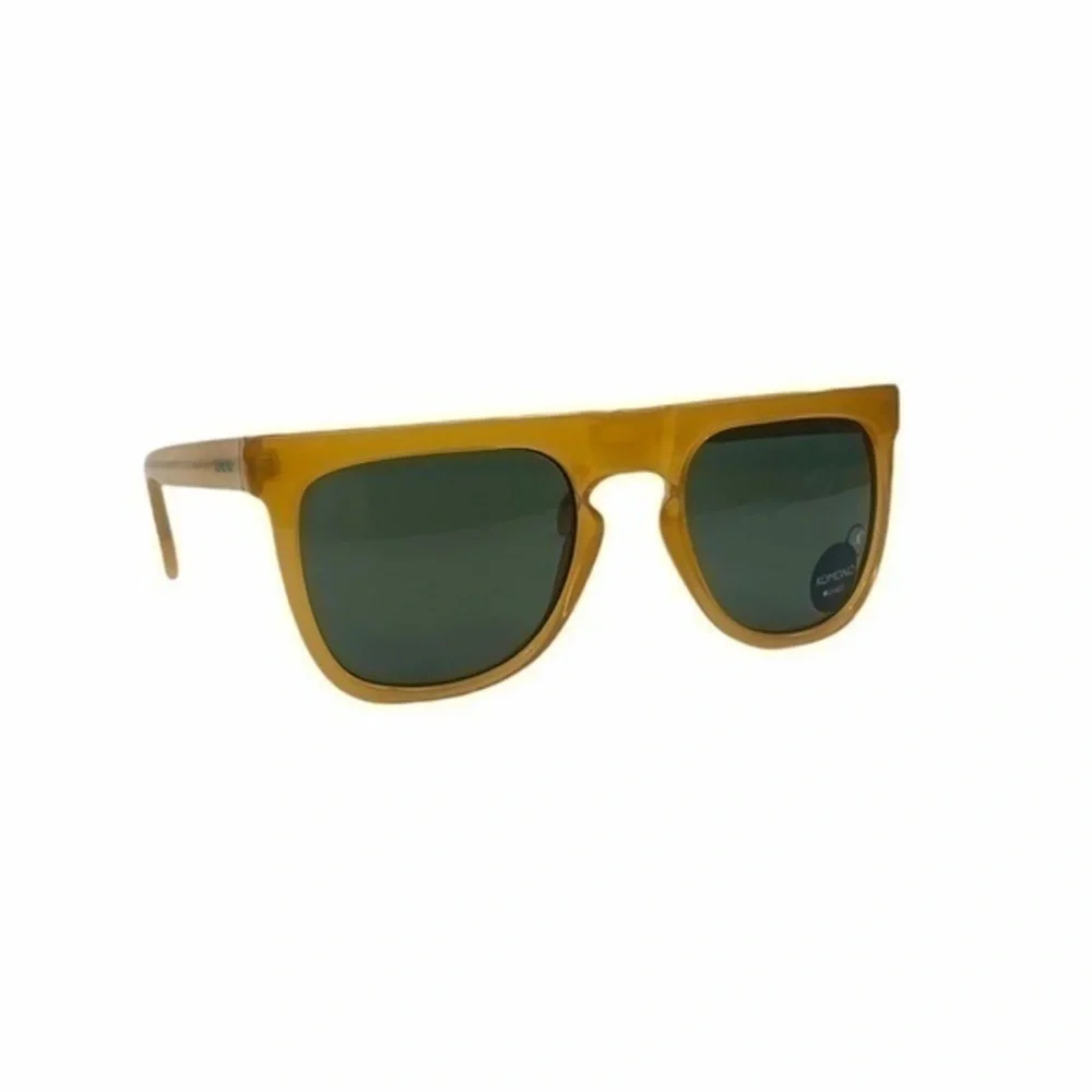 KOMONO Sunglasses Bennet Amber NEW square yellow gold